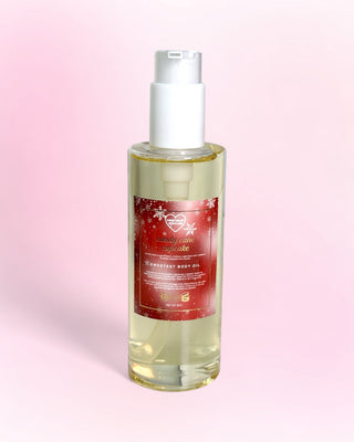 candy cane cupcake body oil
