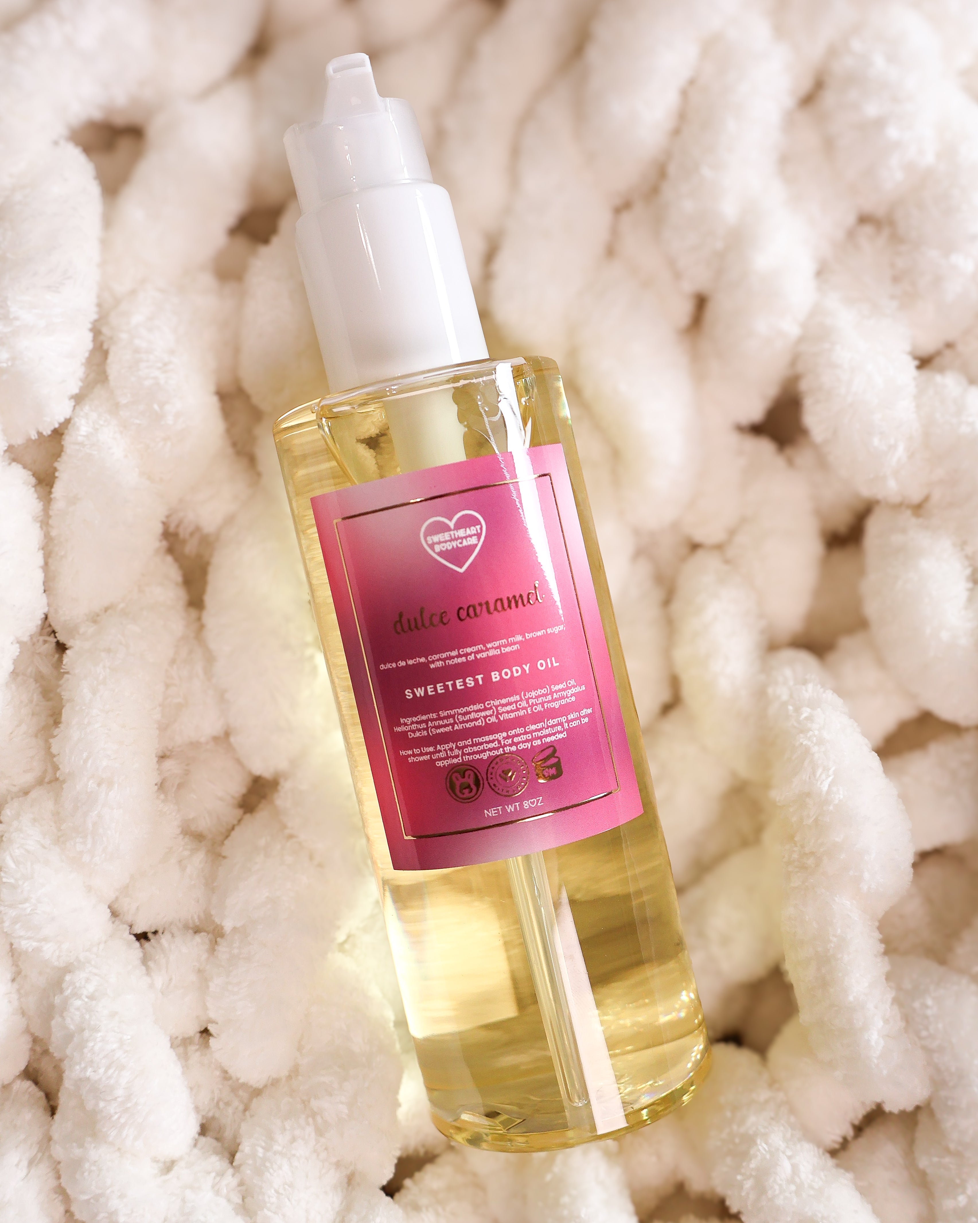 dulce caramel body oil
