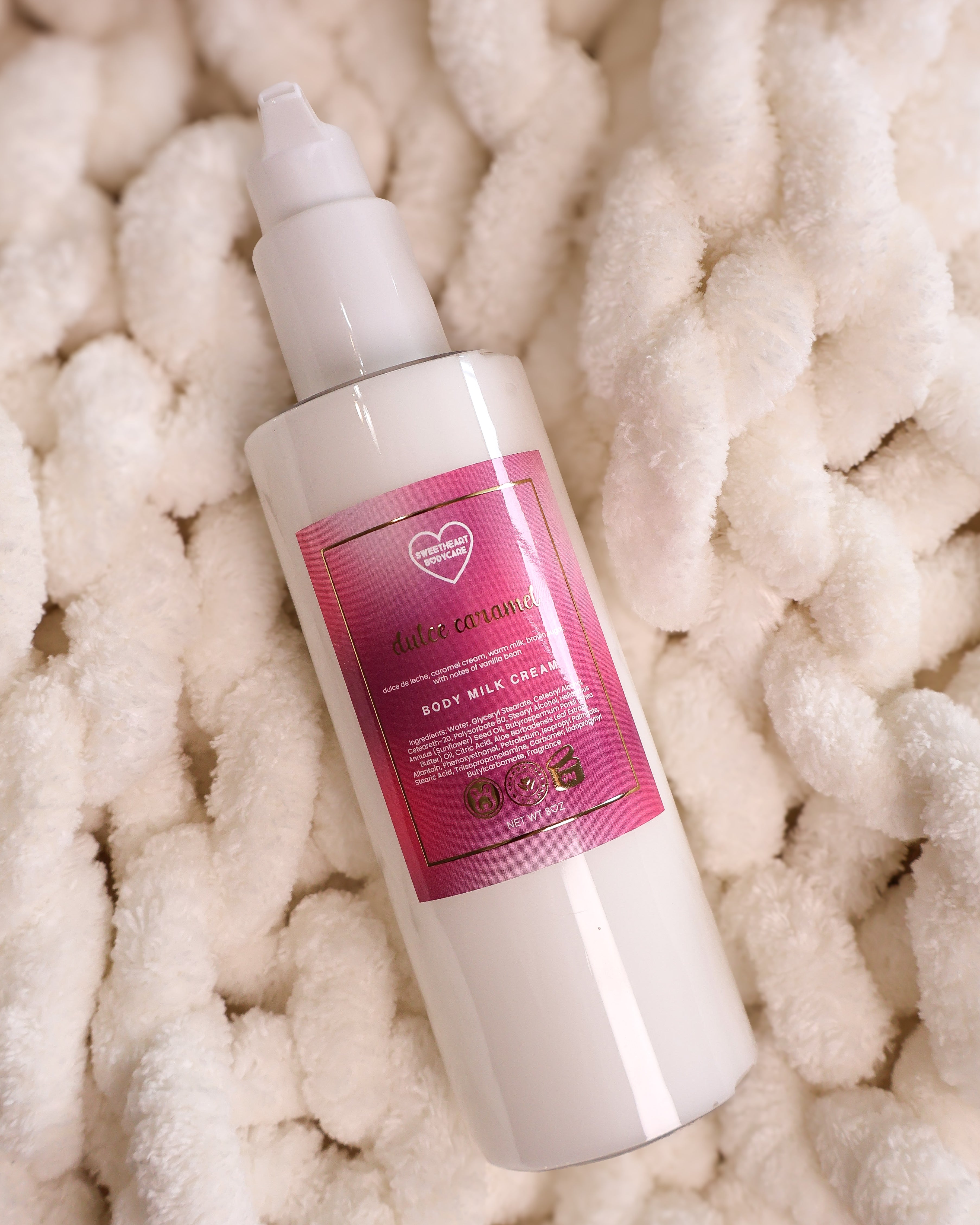 dulce caramel body milk cream