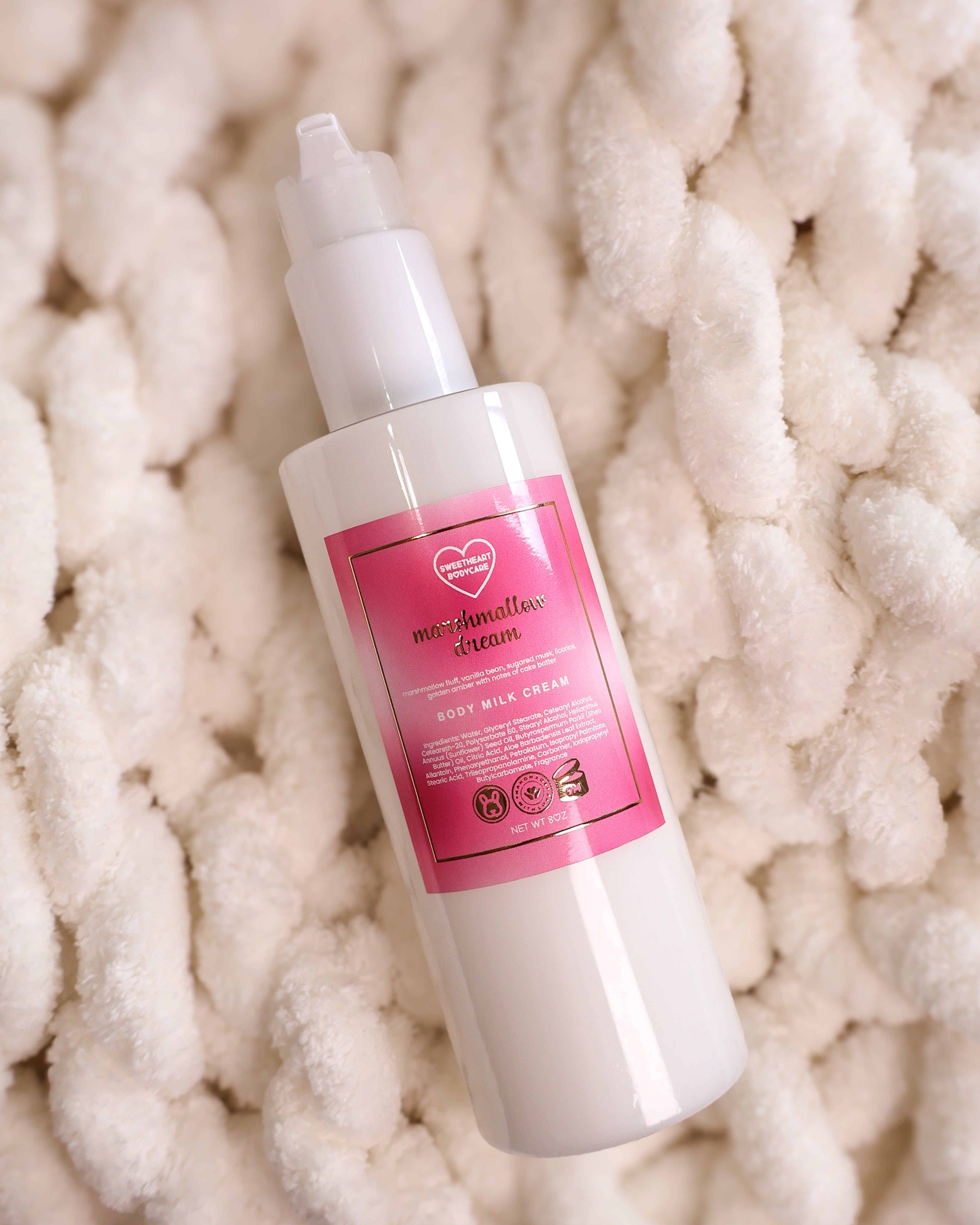 marshmallow dream body milk cream
