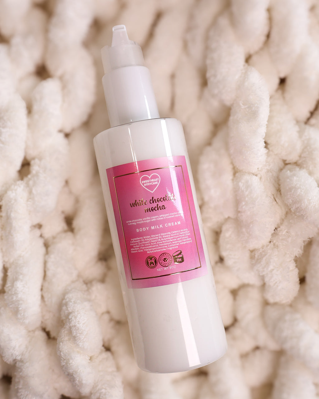 white chocolate mocha body milk cream