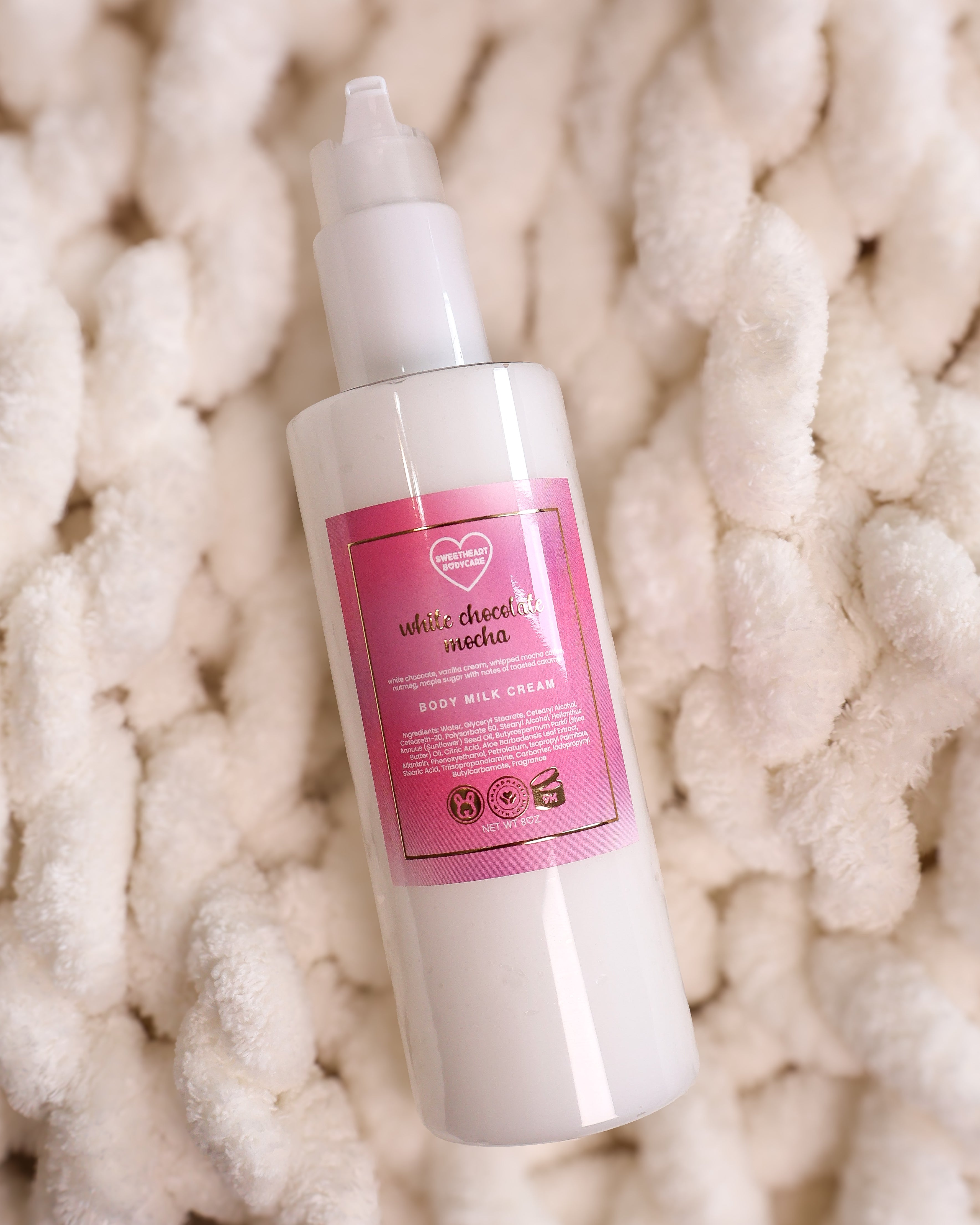 white chocolate mocha body milk cream