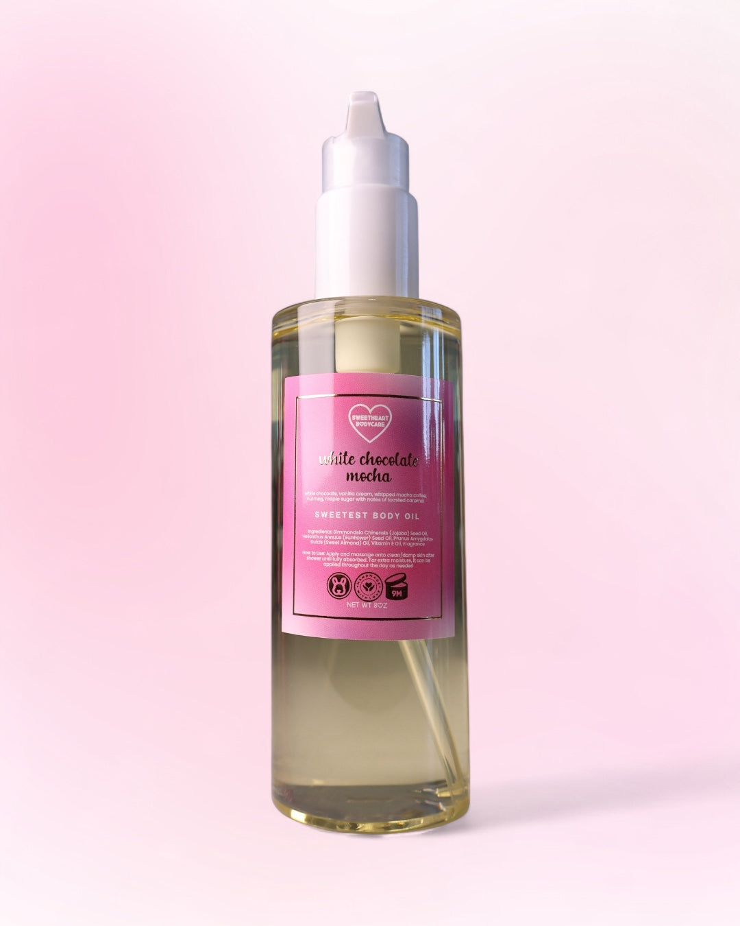 white chocolate mocha body oil