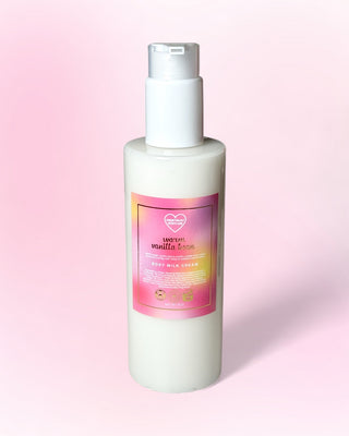 warm vanilla bean body milk cream