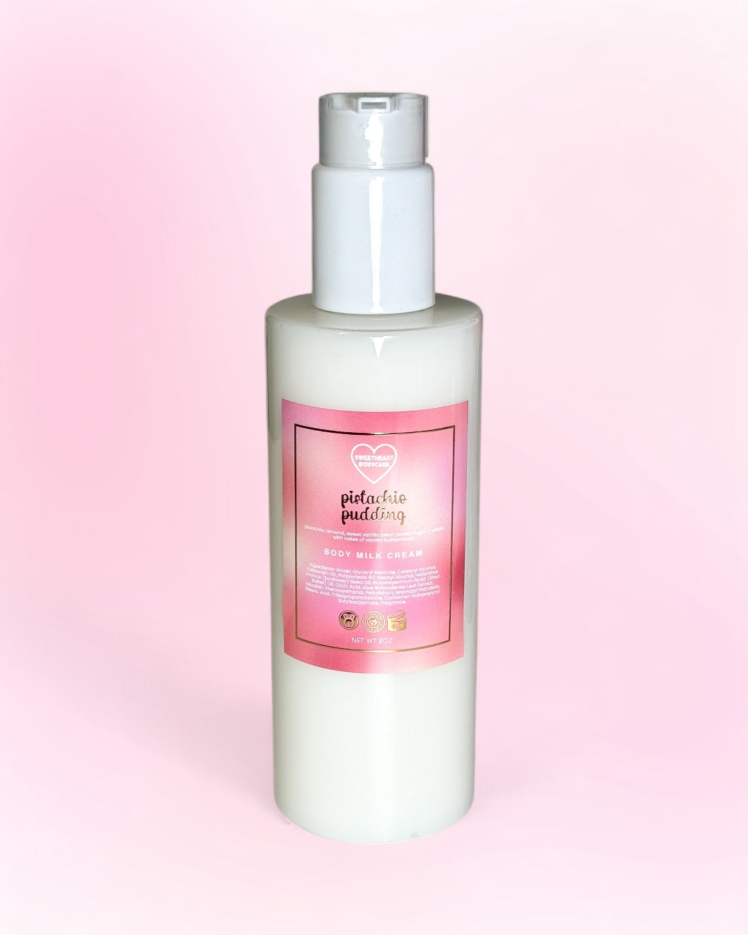 pistachio pudding body milk cream