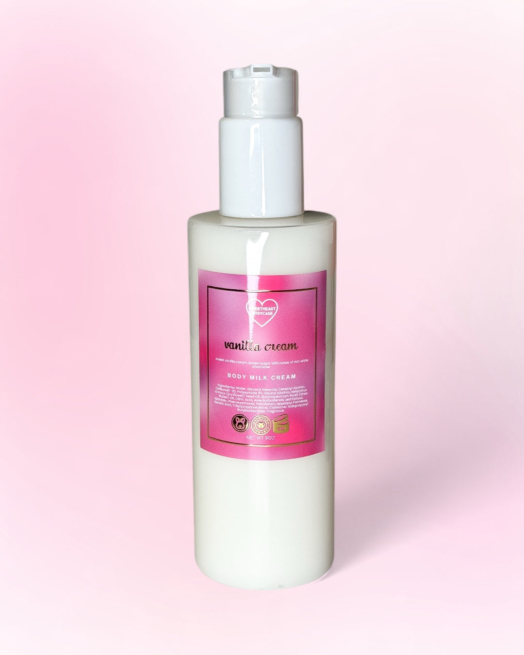 vanilla cream body milk cream