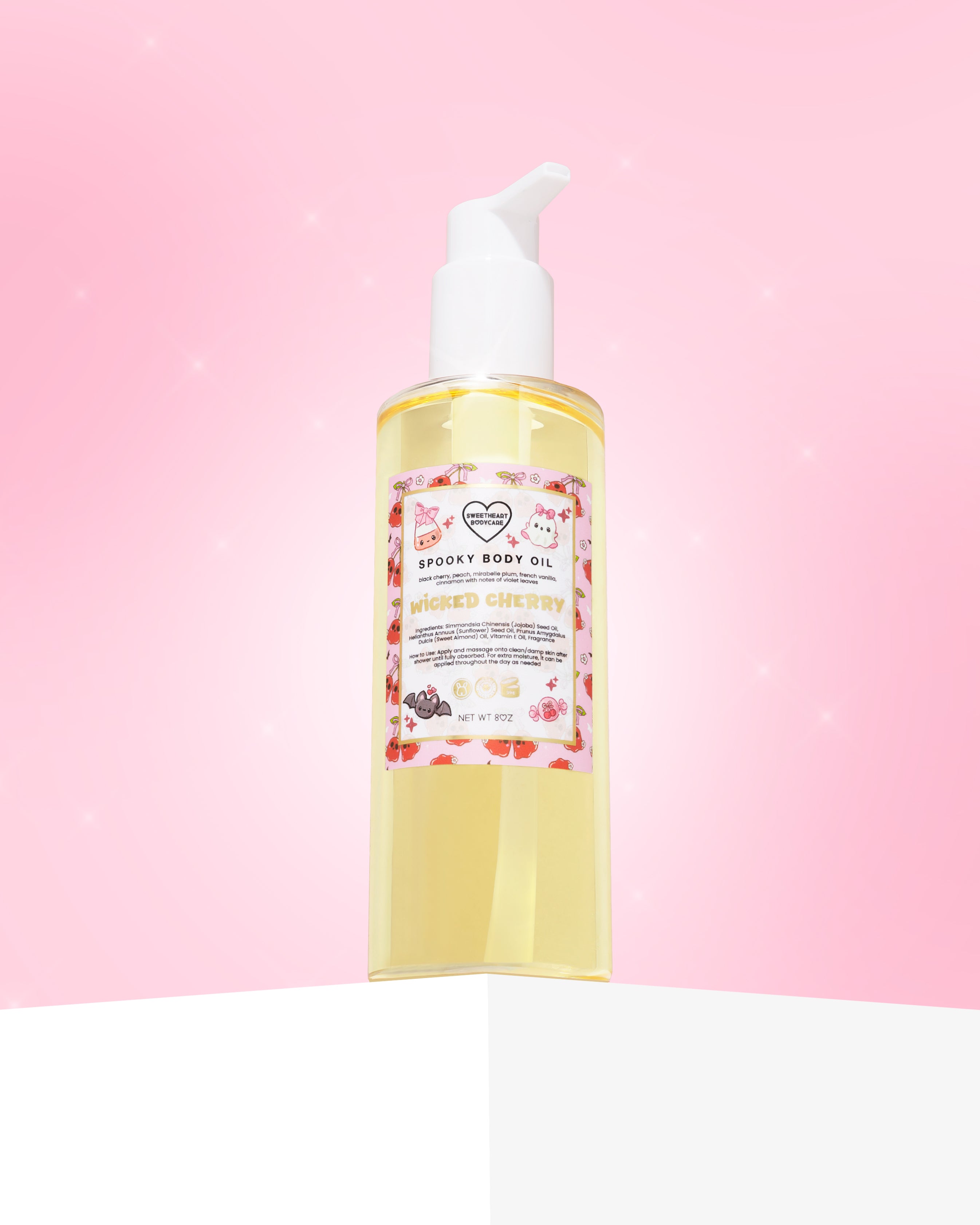 wicked cherry spooky body oil